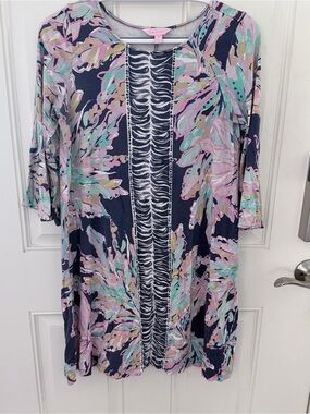 Lilly Pulitzer Ophelia Dress M | Tropical Zebra Swing